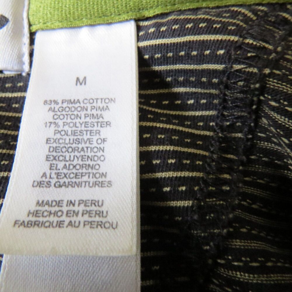 Claiborne Golf Men's Polo Pima Cotton Blend Brown/Tan  Medium  EUC - Picture 8 of 8